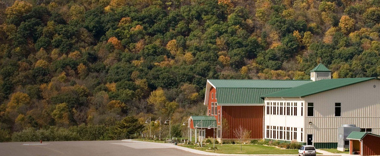 An image of Organic Valley's headquarters building.
